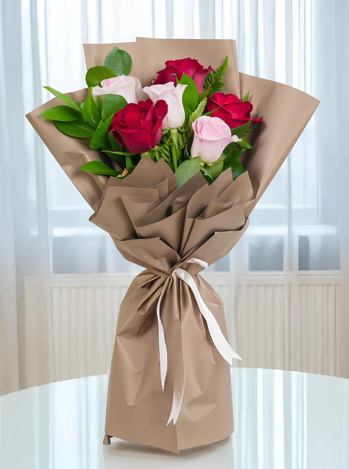 Gül Buketi Pembe Ve Kırmızı