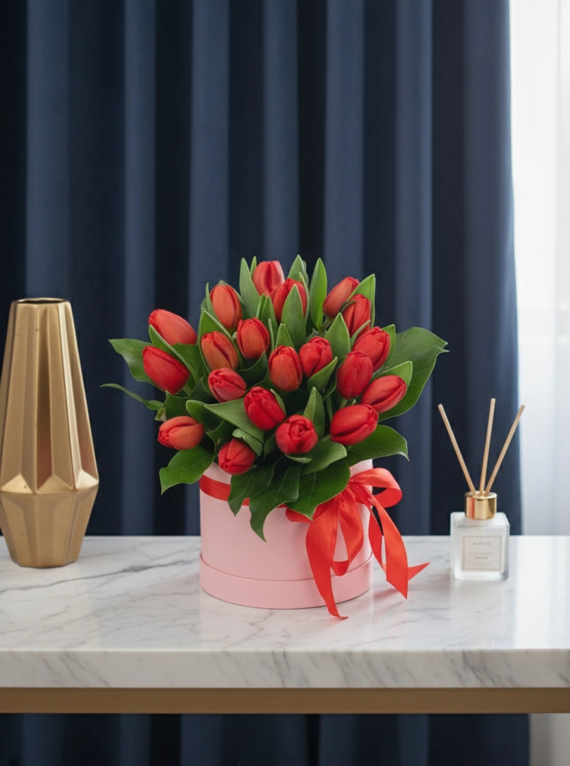 Kutuda Kırmızı Laleler