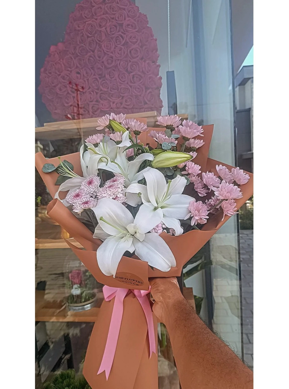 Lilyum Kırzantem Buketi