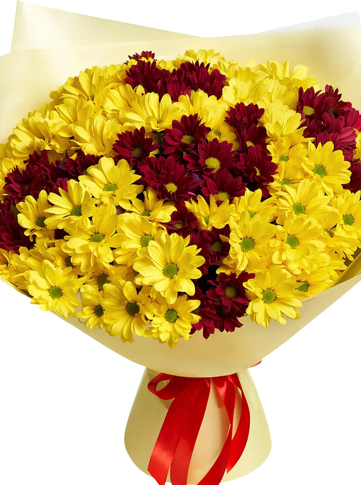 Sarı ve Kırmızı Buket