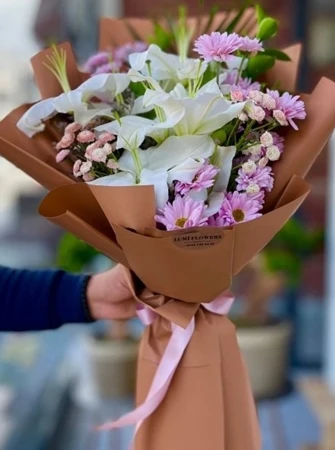 Pastel Masal Lilyum &Amp; Papatya